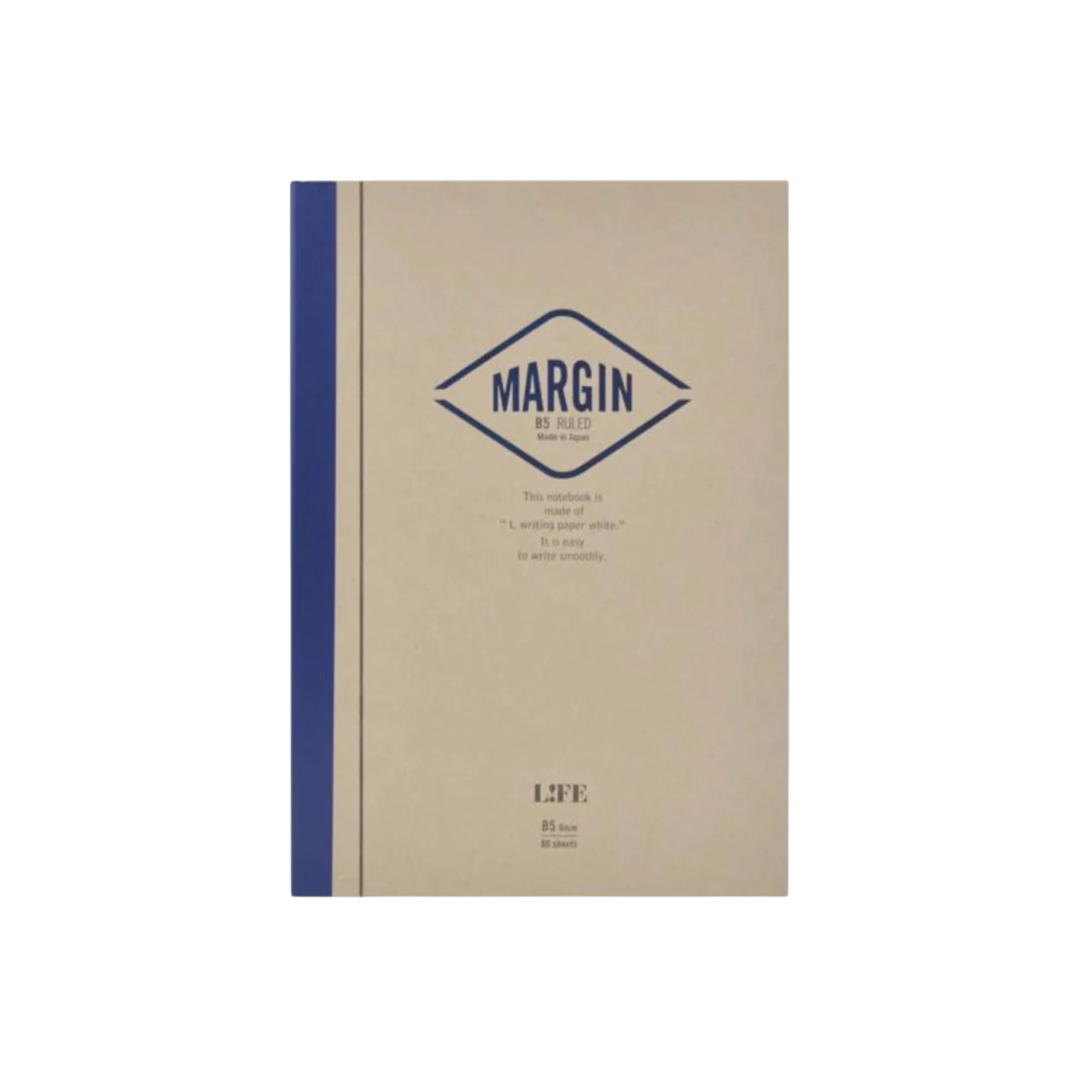Apica - Margin note book B5 80 sheets | Blue Ruled