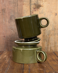 Smith Stacking Footed Soup Mug - Green