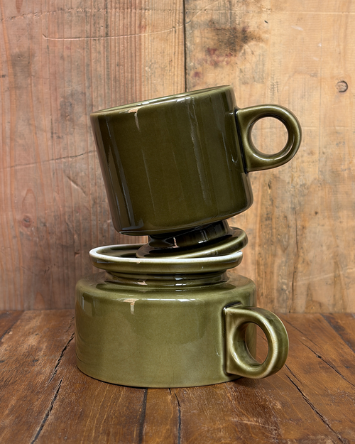 Chips Japan Smith Stacking porcelain in green, detail