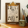 Clipboard A4 – Gold