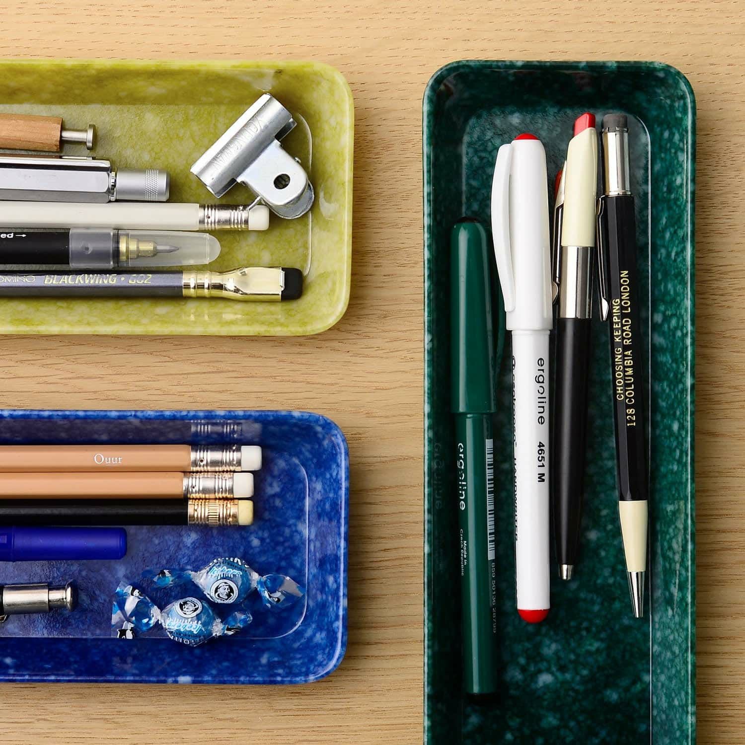 Hightide Penco - Marble Pen Tray | Navy