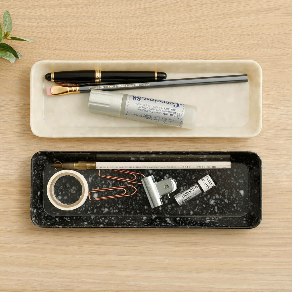 Hightide Penco - Marble Pen Tray | ivory