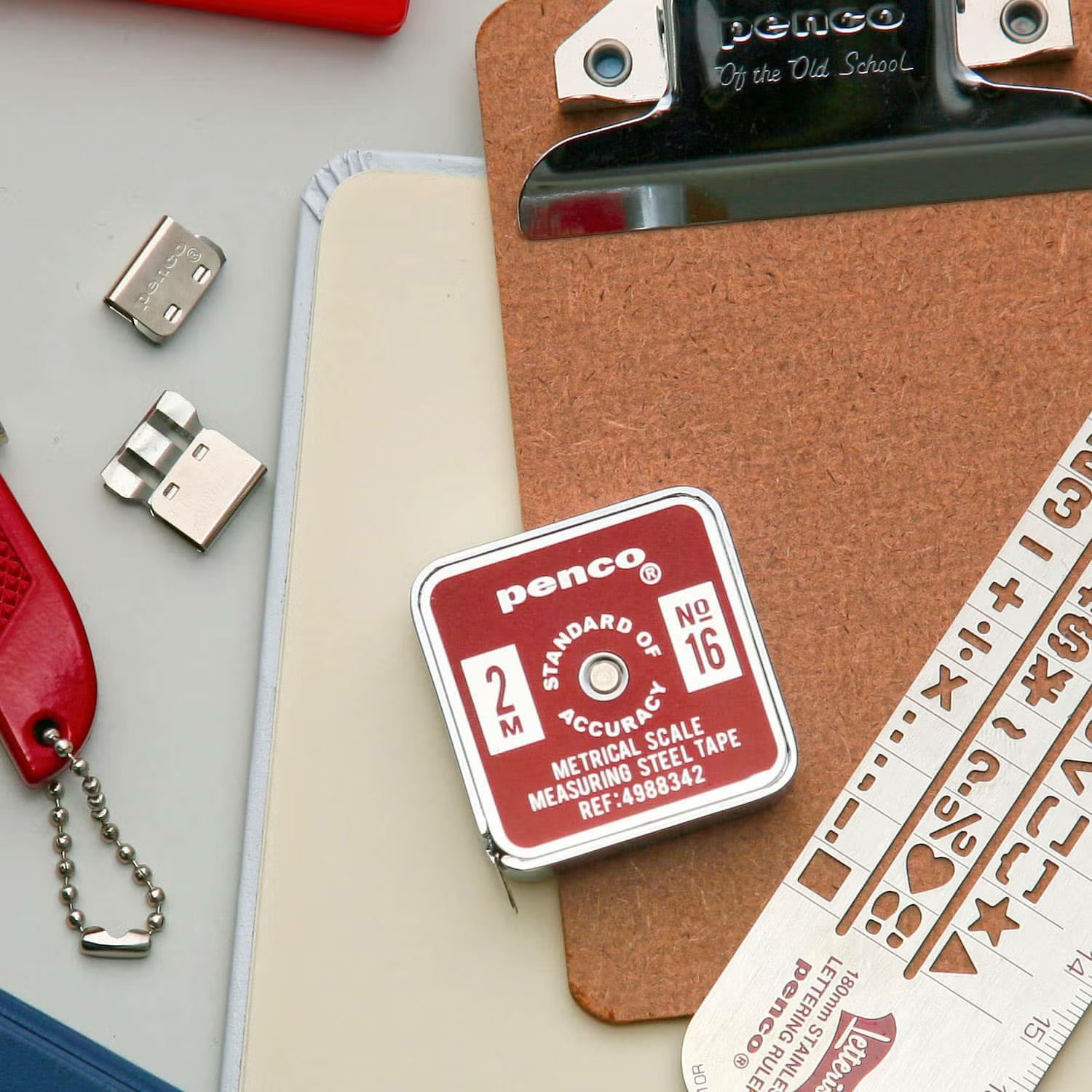 Pocket Metric Measure – Red