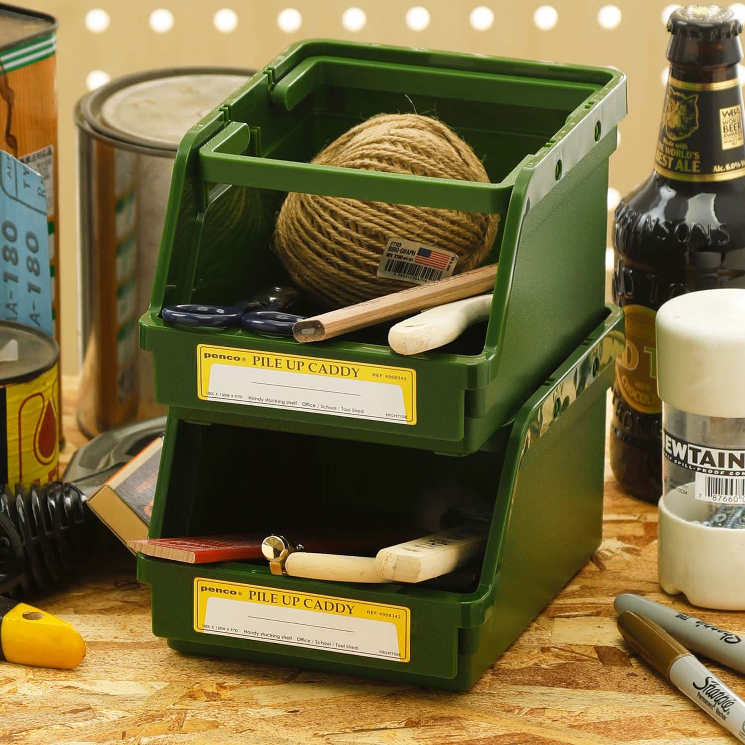 Hightide Penco - Pile-up Caddy | Green