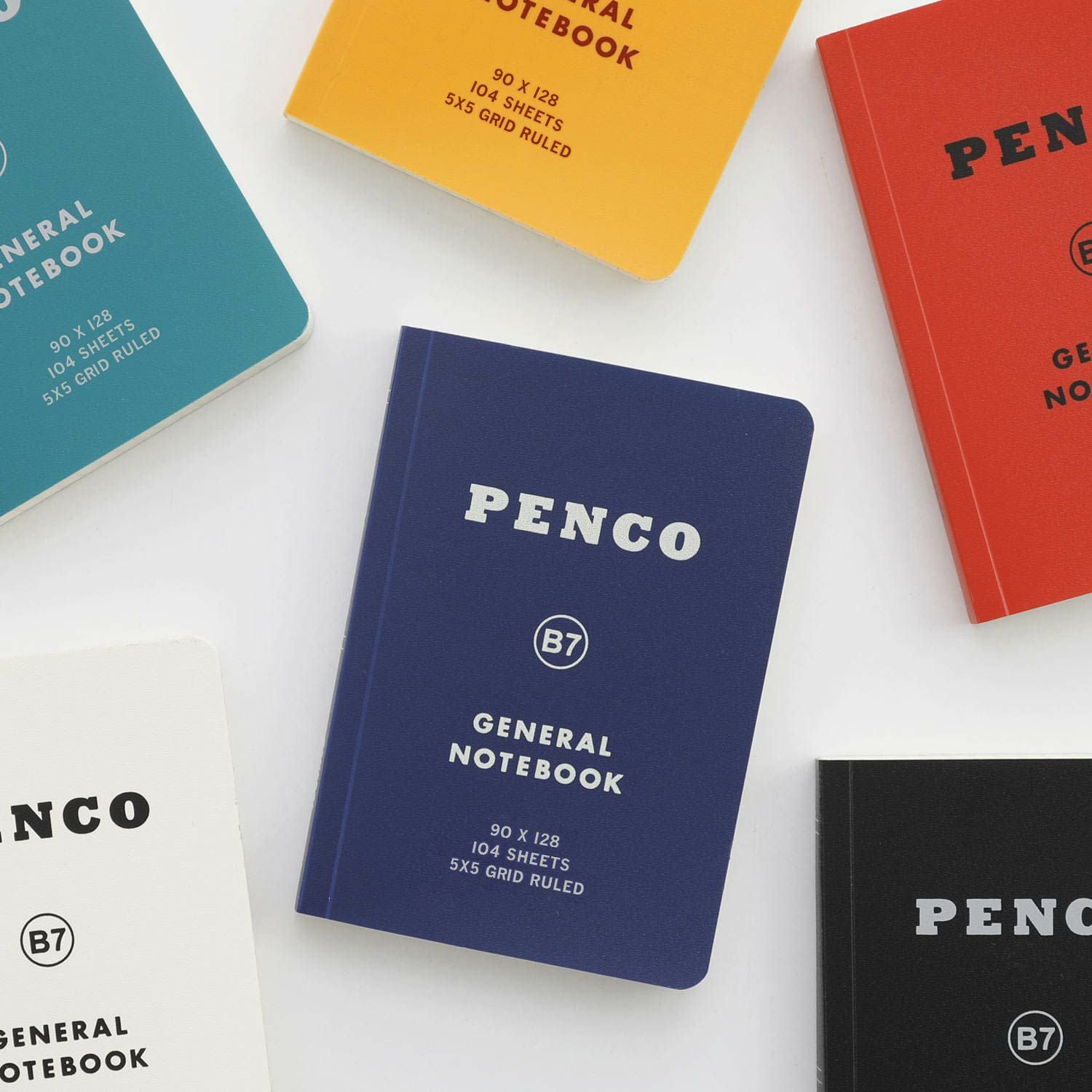 Hightide Penco - Soft PP Notebook B7 | White