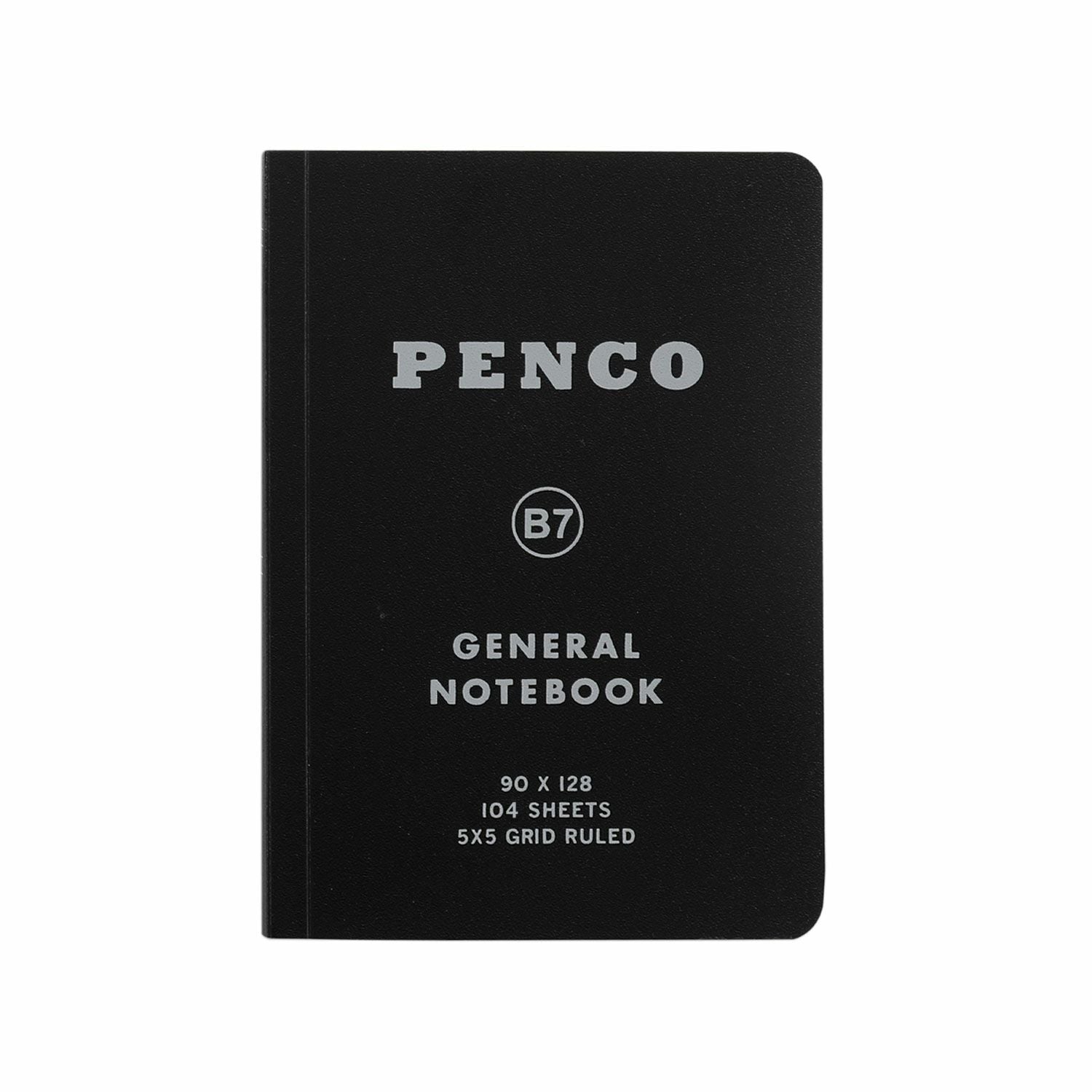 Hightide Penco - Soft PP Notebook B7 | Black