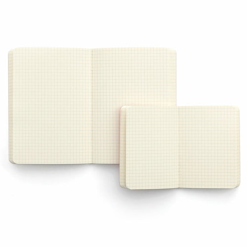 Soft PP Notebook Grid B7 - White