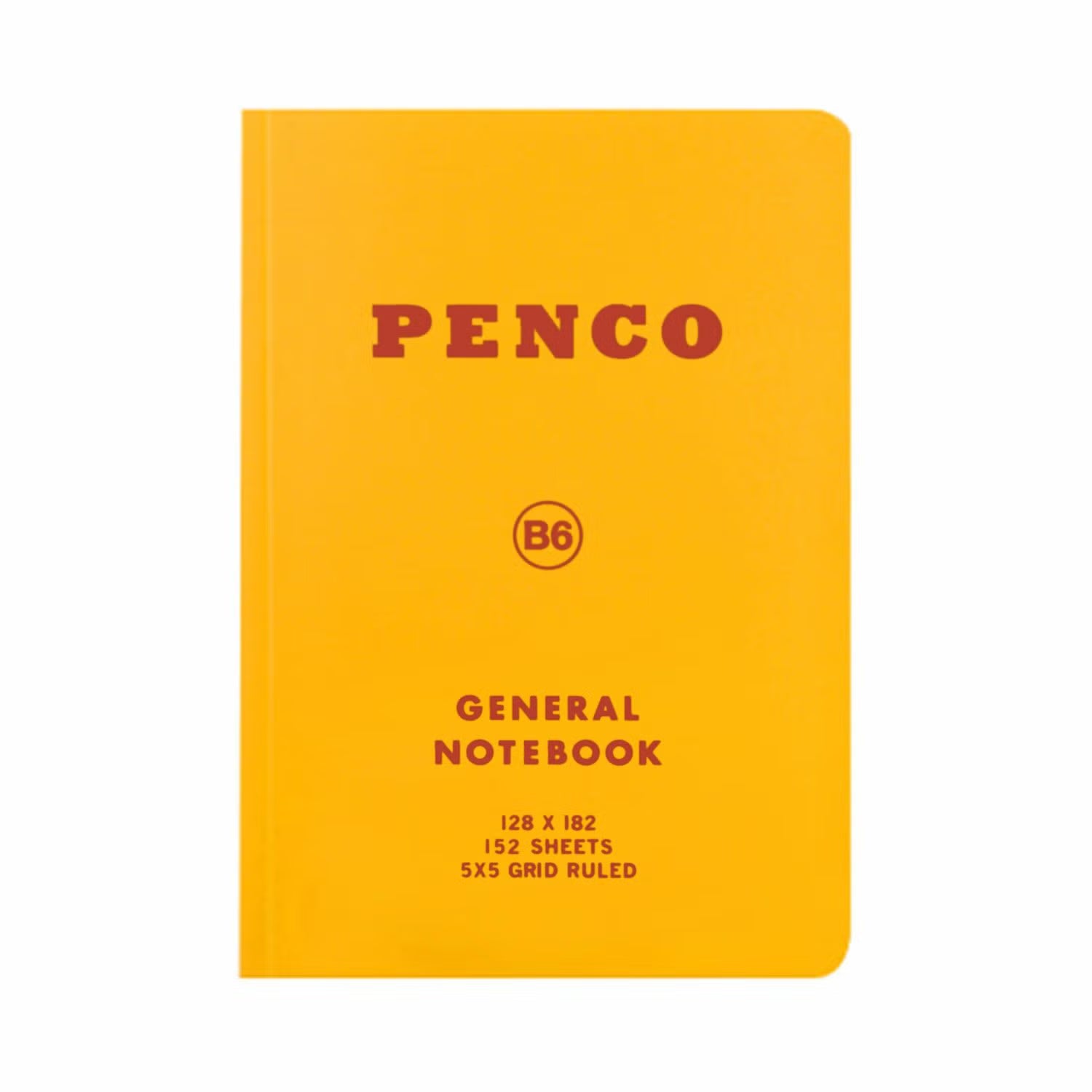 Soft PP Notebook Grid B6 - Yellow