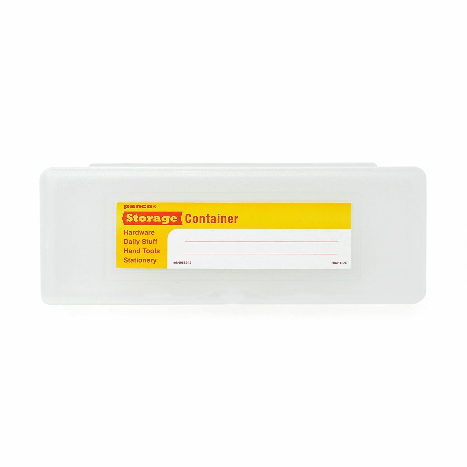 Hightide Penco - Storage Container Pen Case | Clear