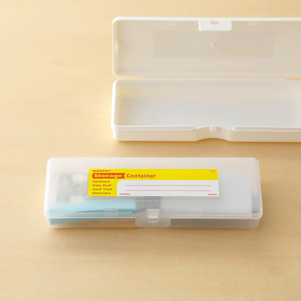 Hightide Penco - Storage Container Pen Case | Clear