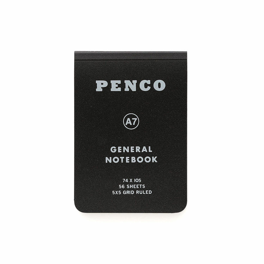 Hightide Penco - Soft PP Notebook A7 | Black