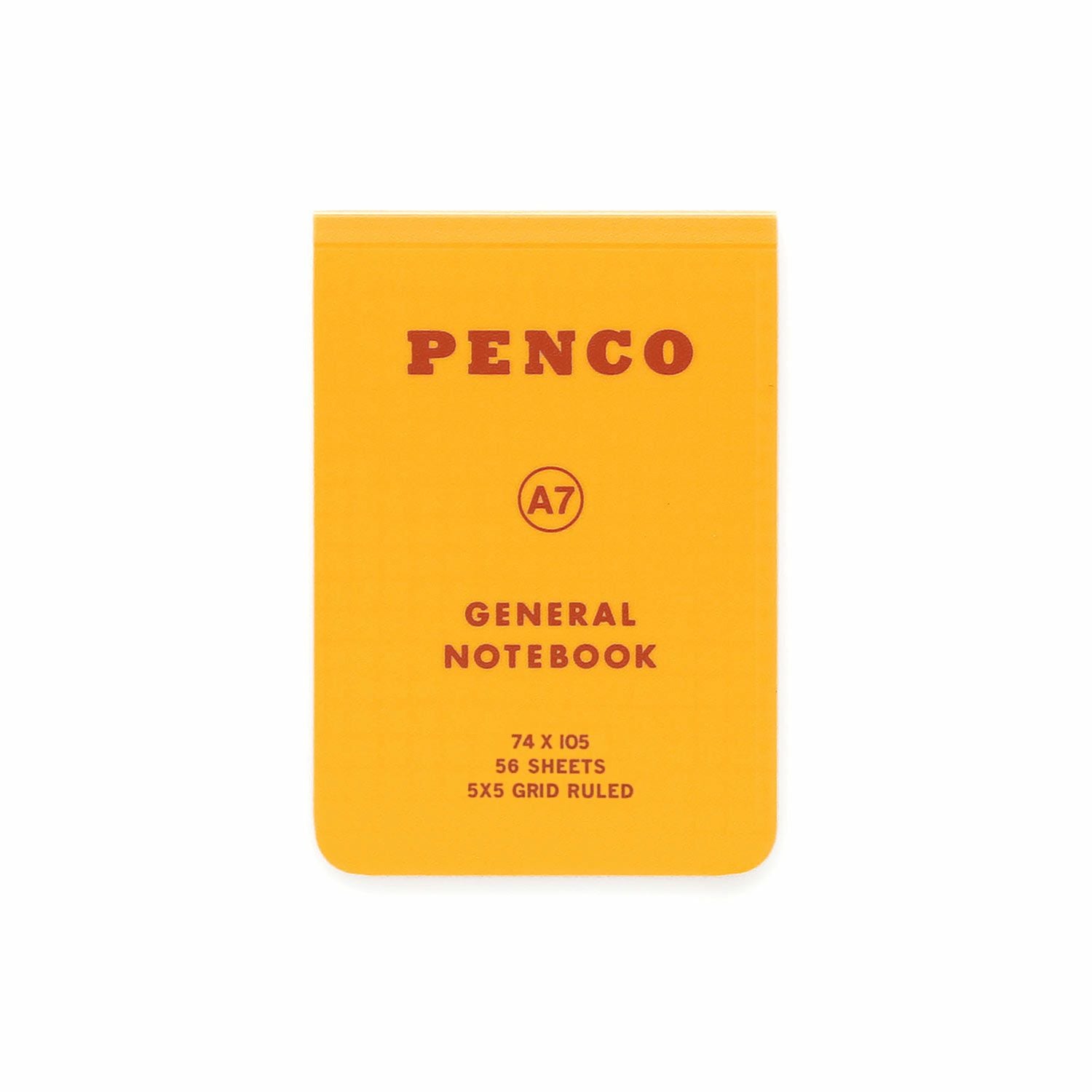 Hightide Penco - Soft PP Notebook A7 | Yellow