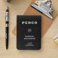 Soft PP Notebook Grid A7 - Black