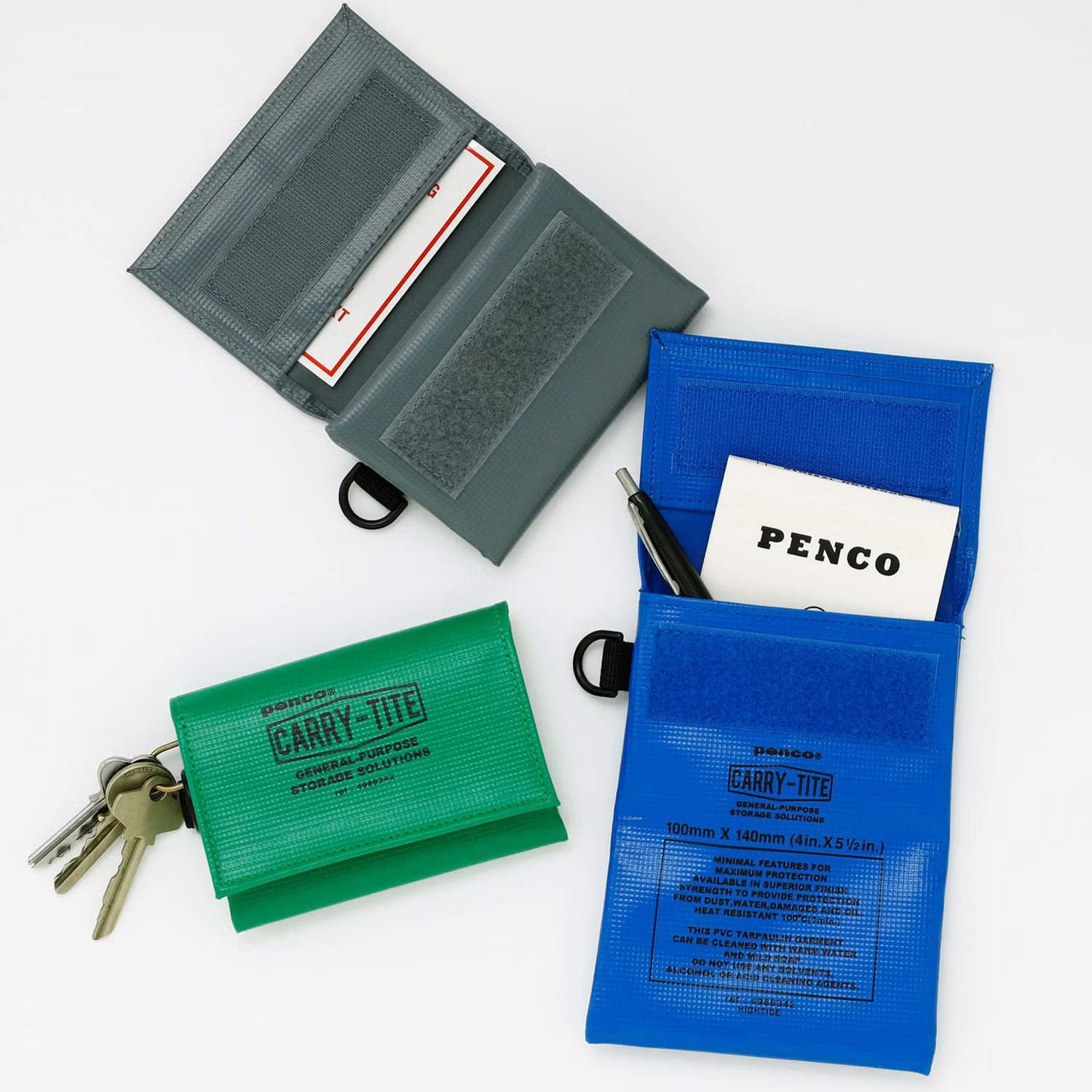 Carry Tite Case with D-Ring Small - Green