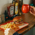 Melamine Tray Medium - Red