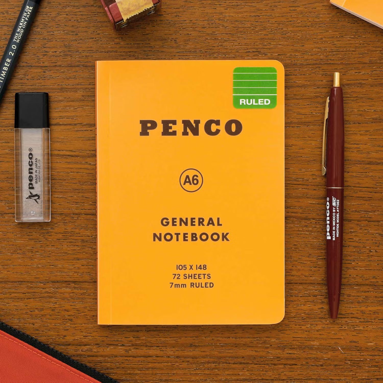 Soft PP Notebook Ruled A6 - Yellow