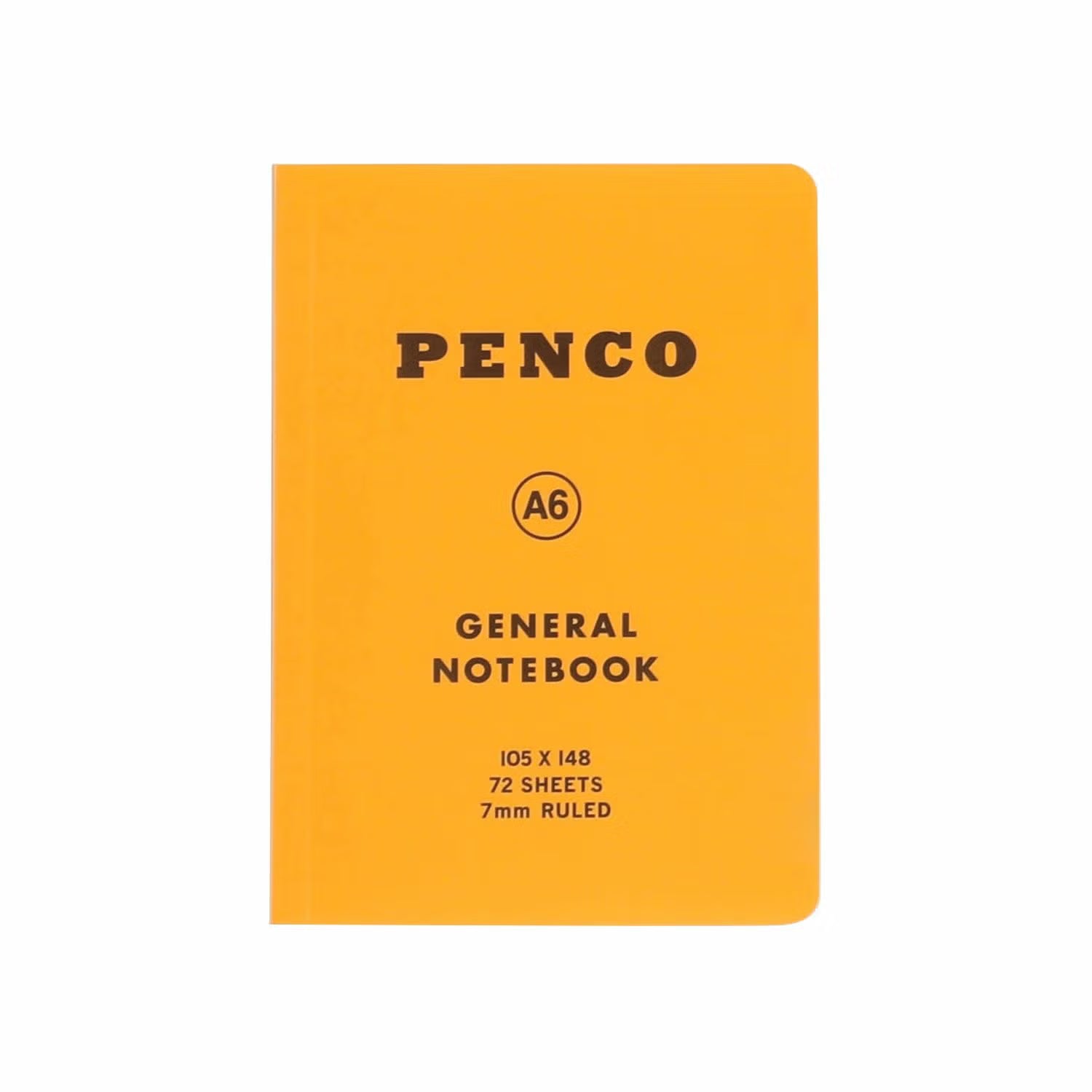 Soft PP Notebook Ruled A6 - Yellow