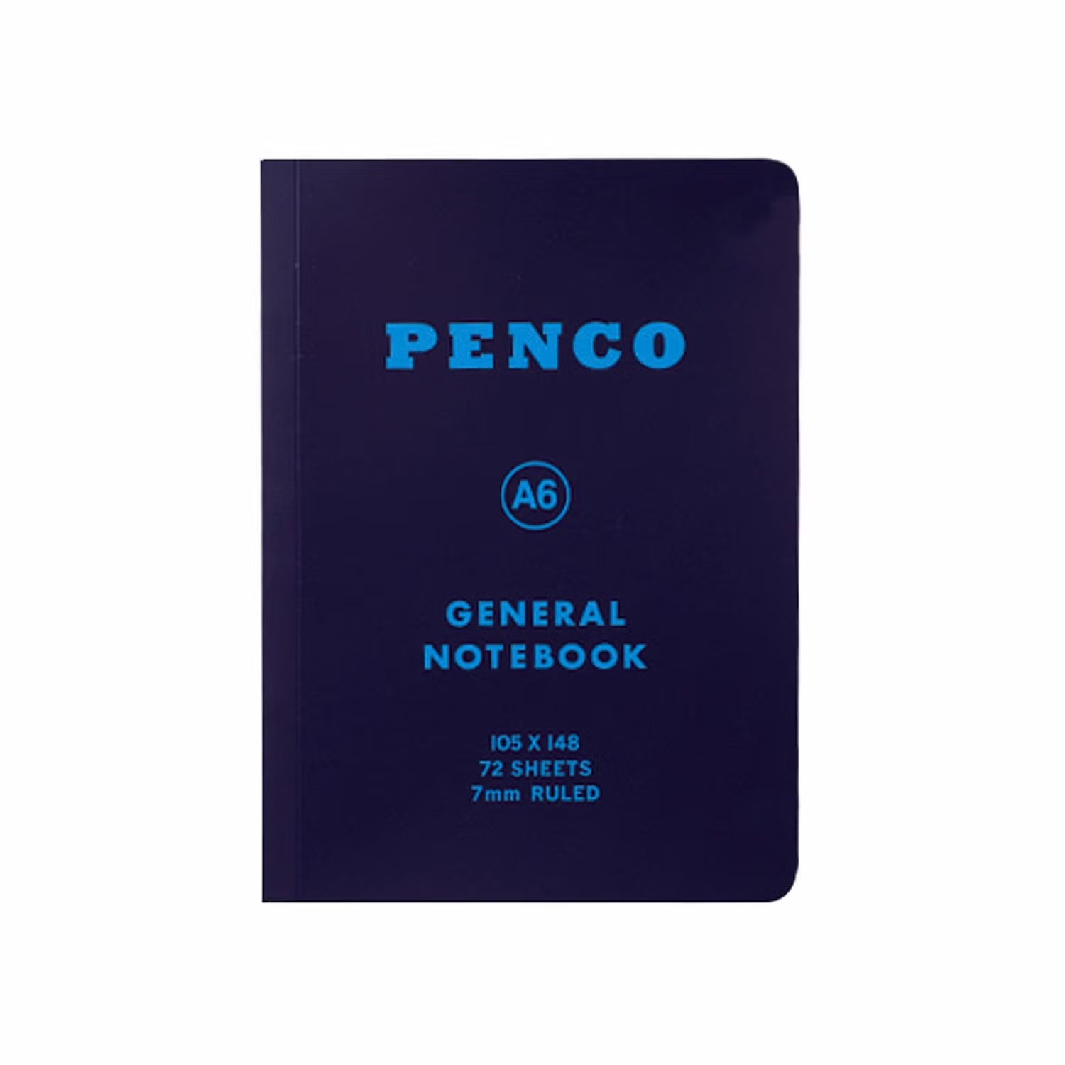 Soft PP Notebook Ruled A6 - Navy