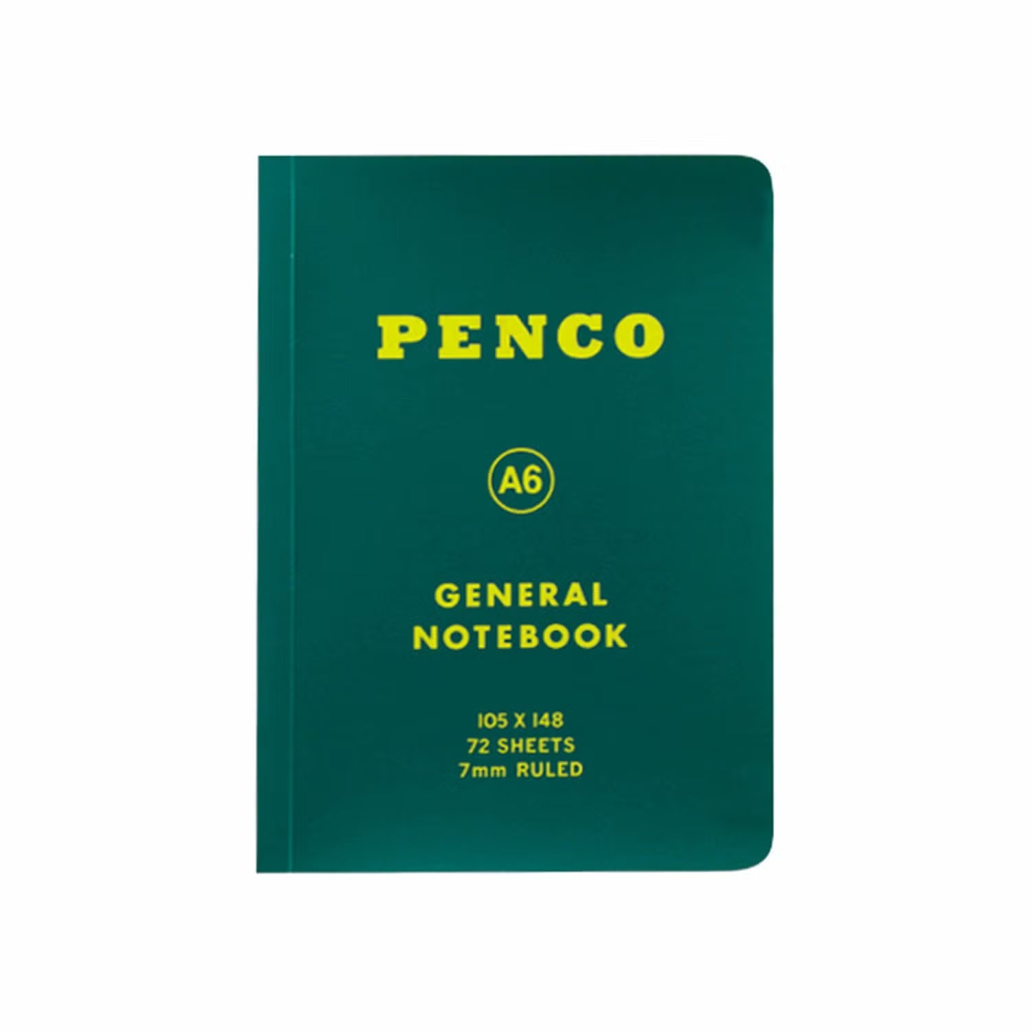 Soft PP Notebook Ruled A6 - Green