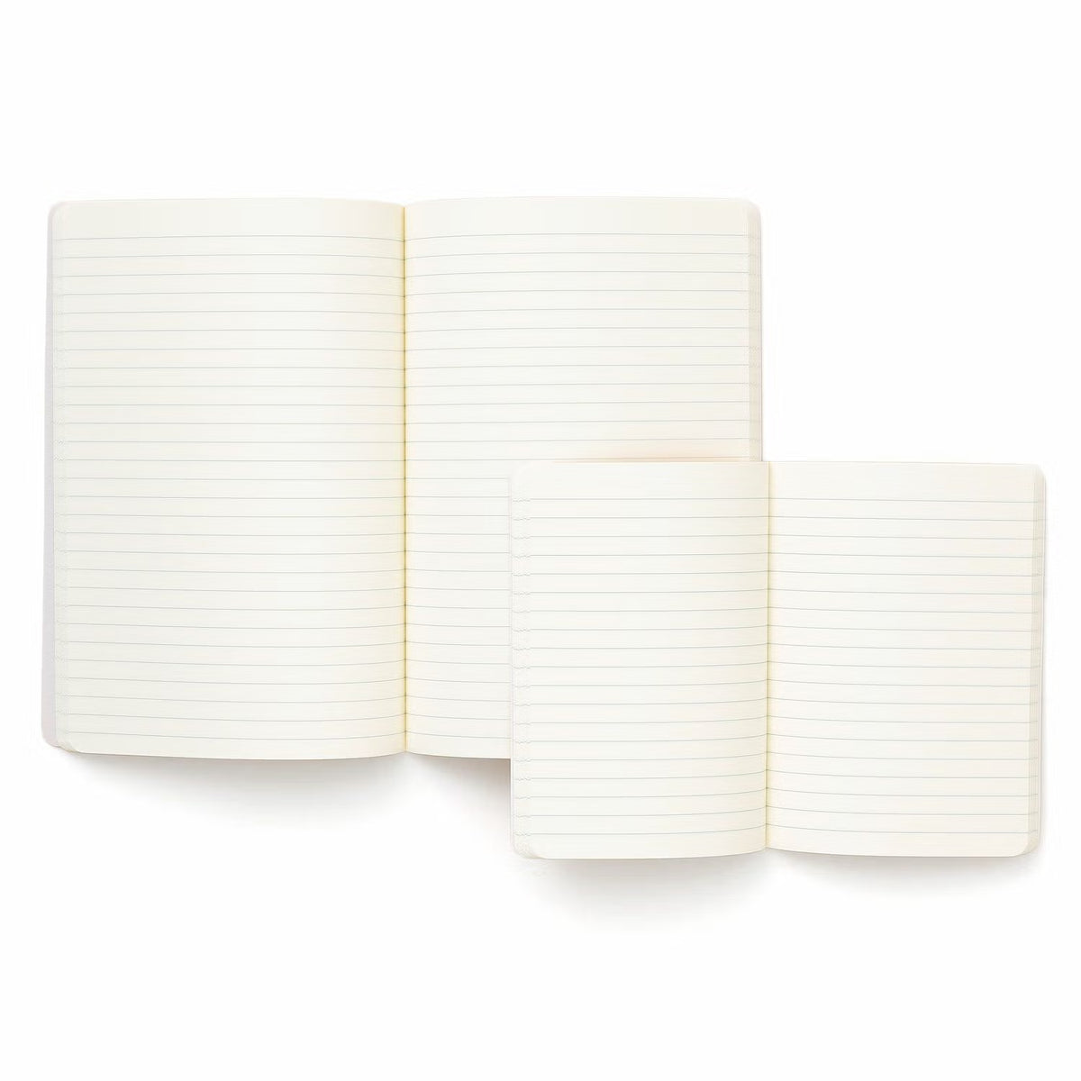 A6 Ruled Notebook Soft PP Notebook Ruled A6 - White – JUJUHOME