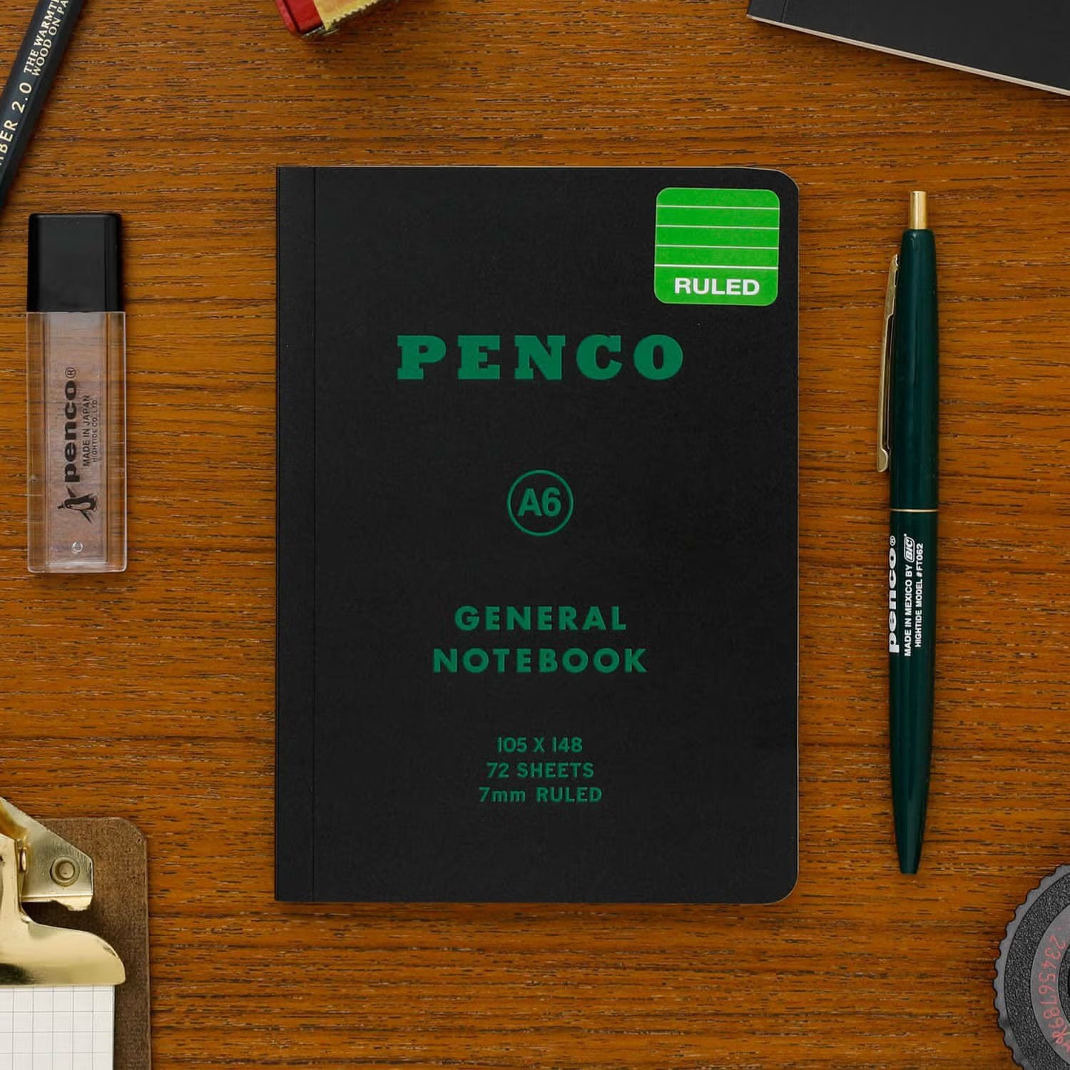 Soft PP Notebook Ruled A6 - Black