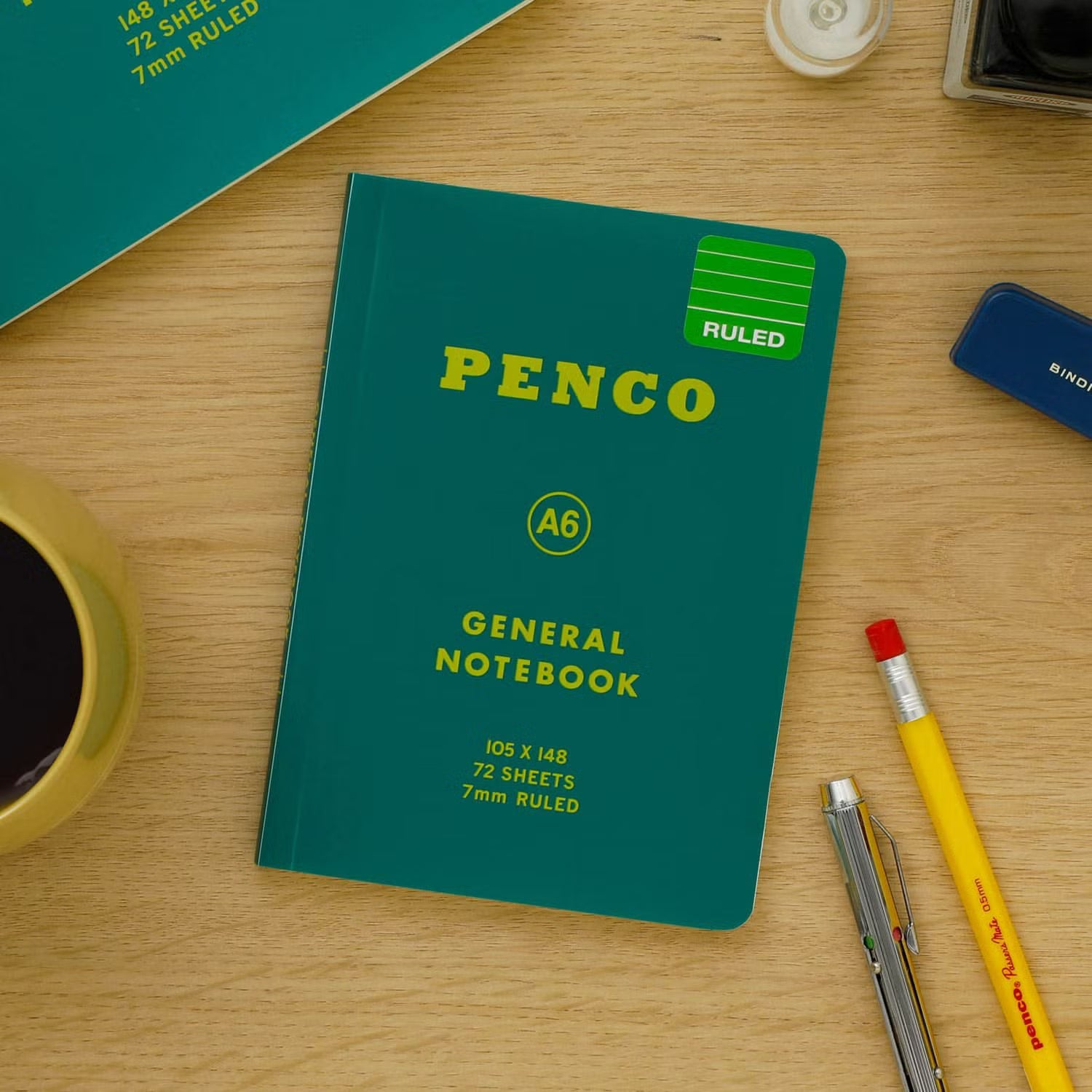 Soft PP Notebook Ruled A6 - Green