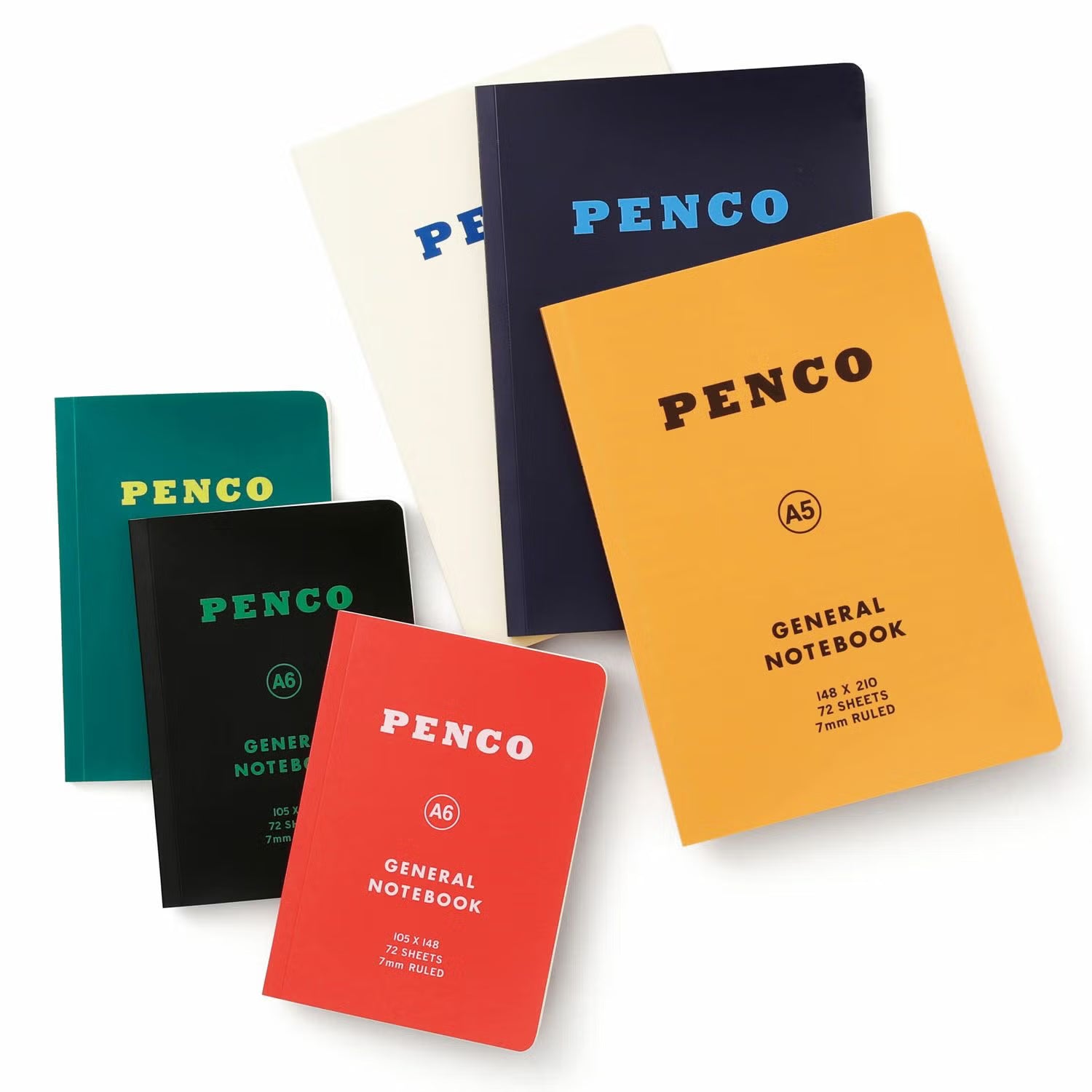 Soft PP Notebook Ruled A6 - Navy