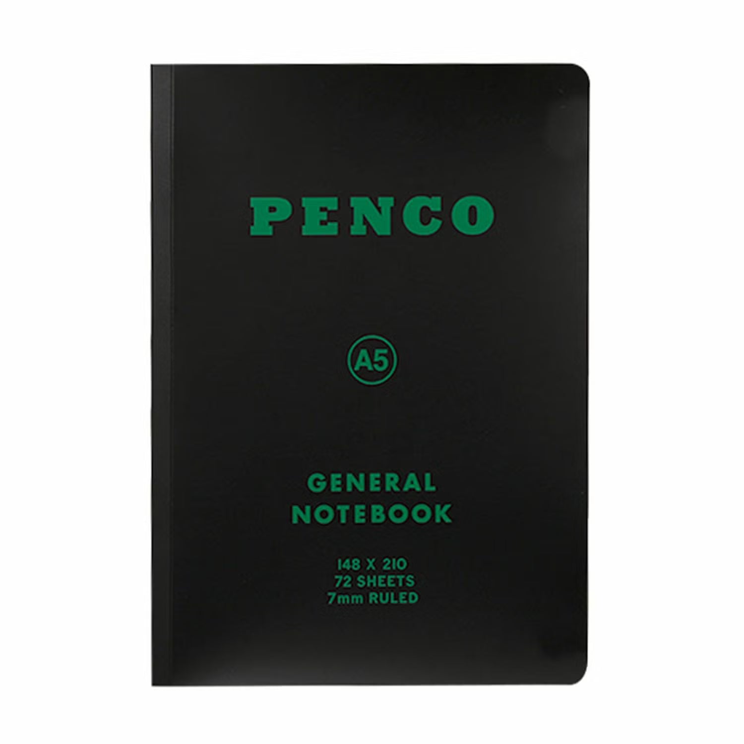 Soft PP Notebook Ruled A5 - Black