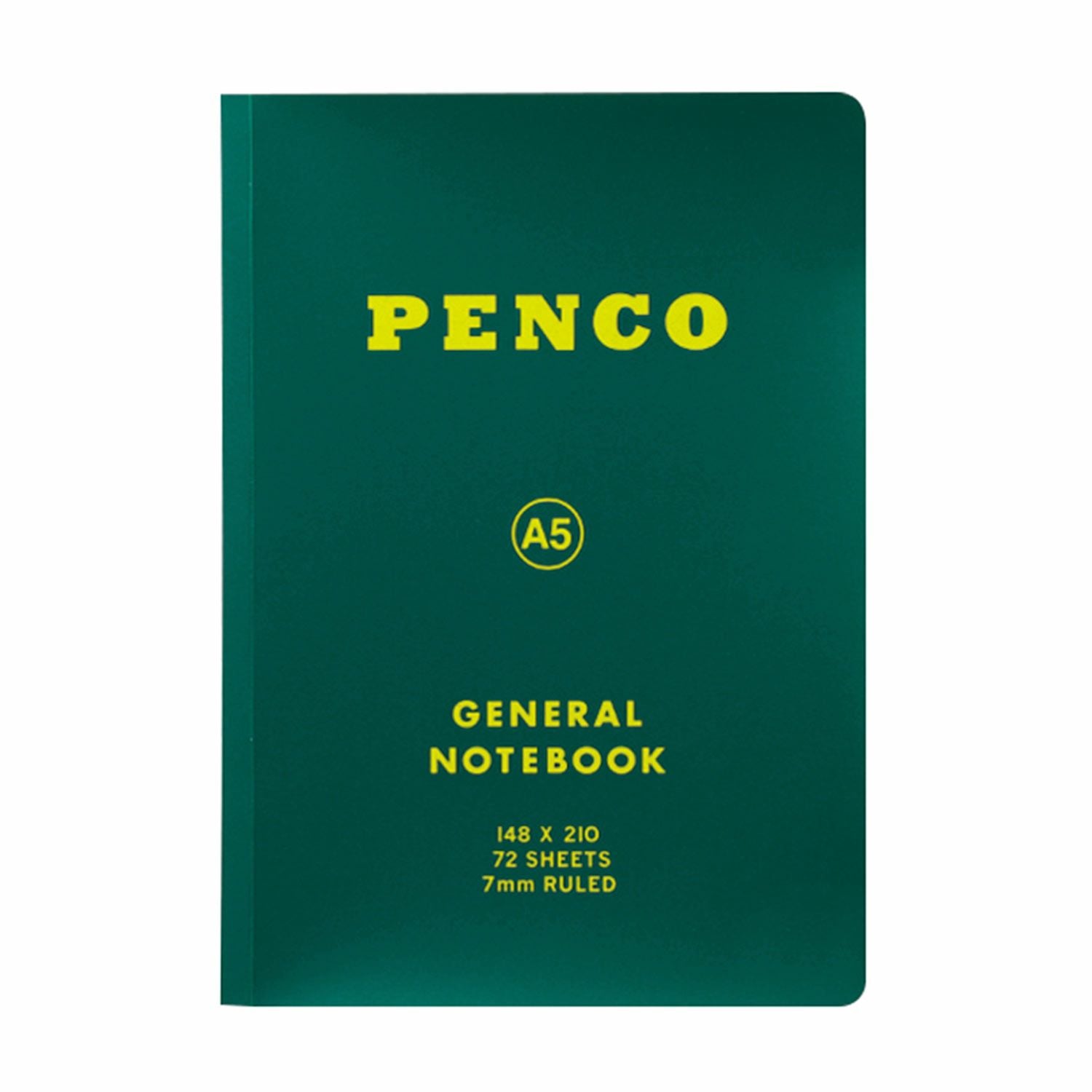 Hightied Penco - Soft PP Notebook Ruled A5 | Green