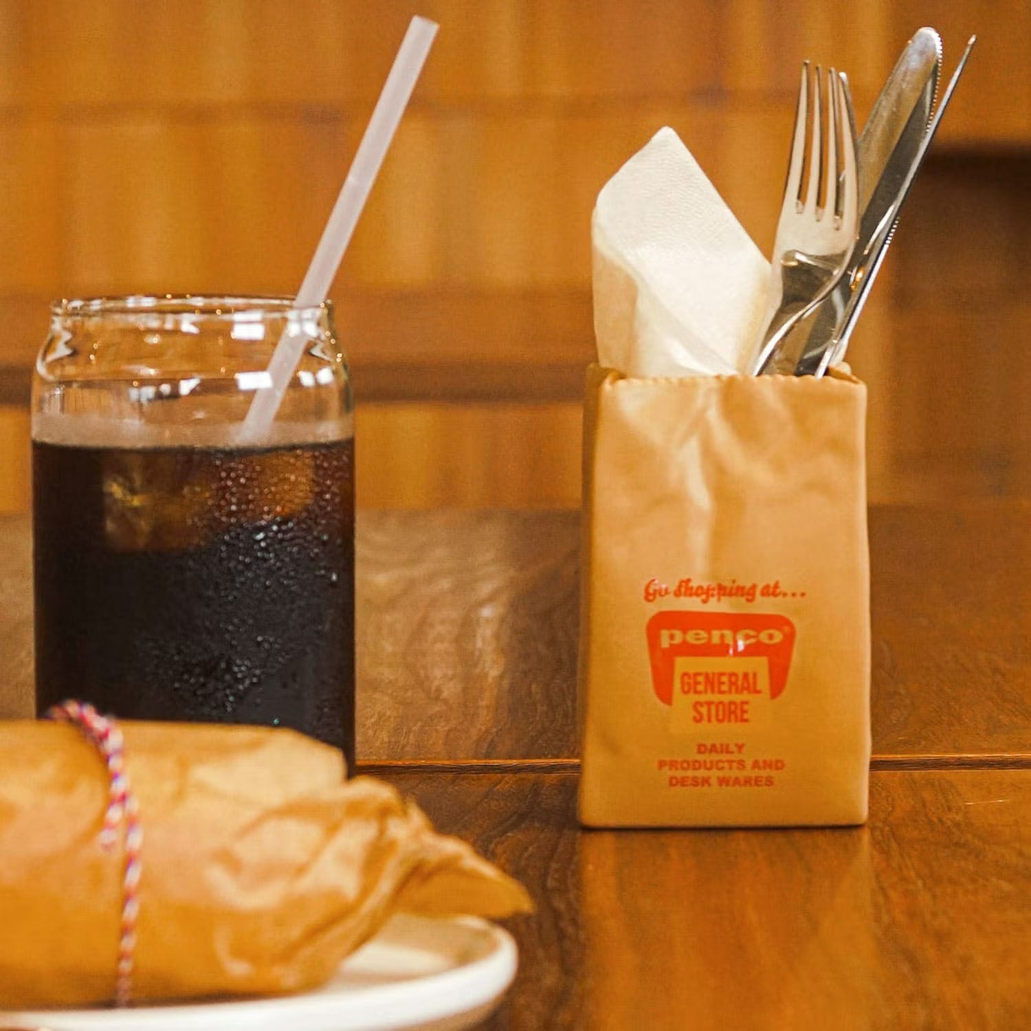 Brown Bag Pen Pot