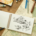 Sketchbook B6 Medium - Red