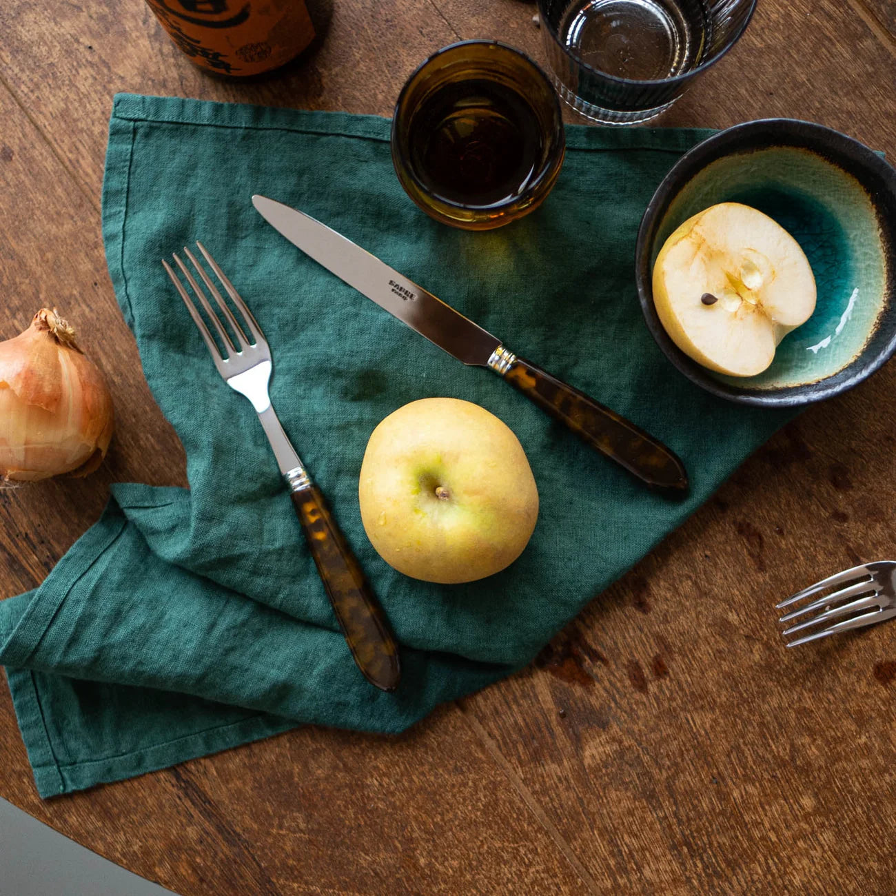 Sabre Paris - Bistrot Faux Tortoise | Dinner Knife