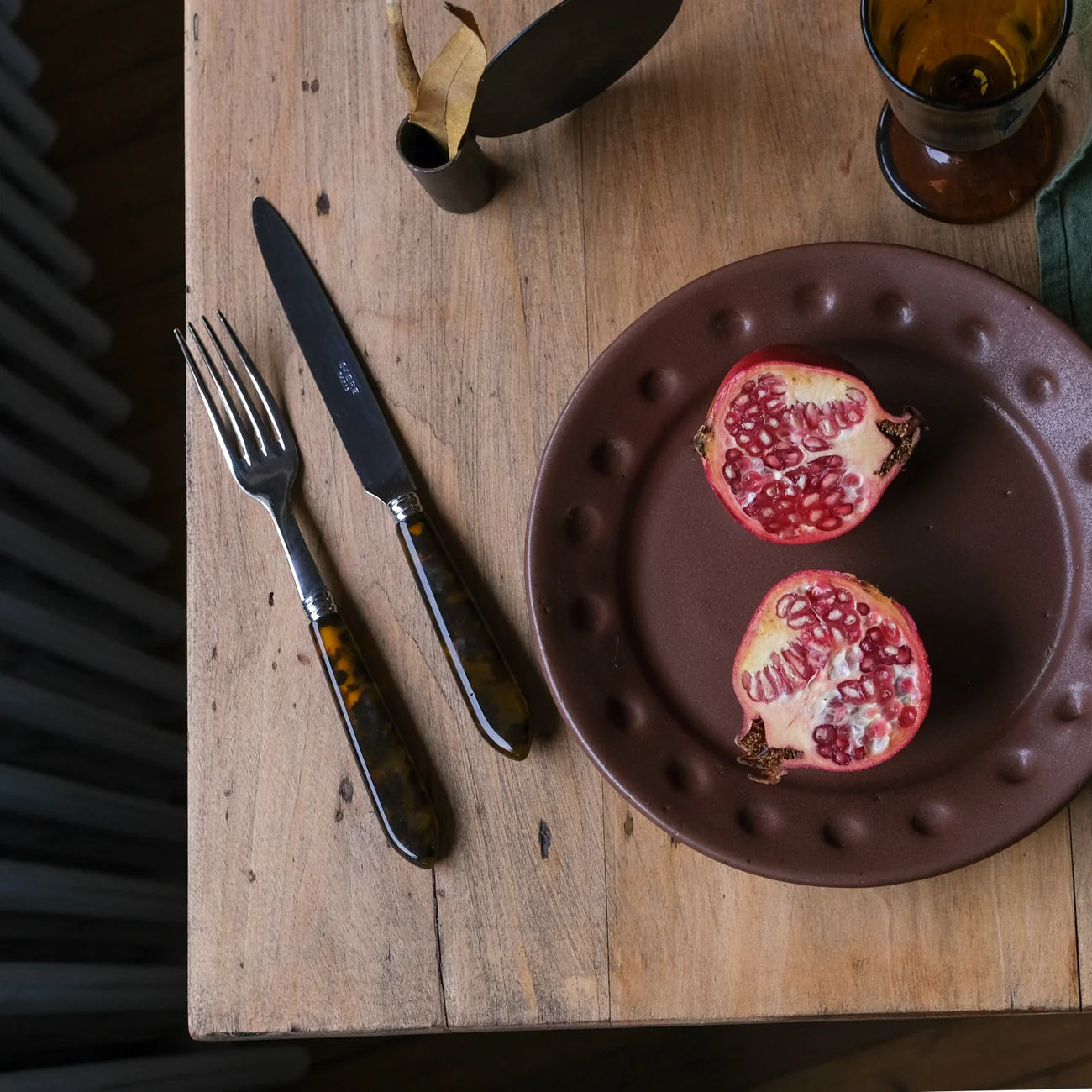 Sabre Paris - Bistrot Faux Tortoise | Dinner Knife