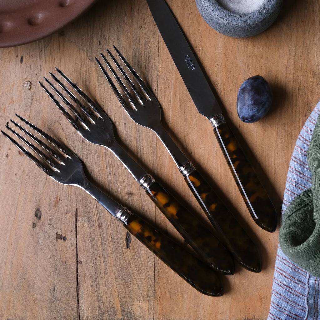 Sabre Paris - Bistrot Faux Tortoise | Dinner Knife