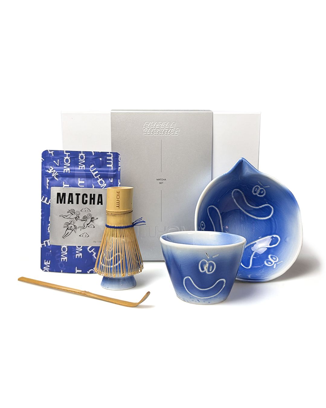 JUJUHOME × Frizbee Ceramics Matcha Gift Set