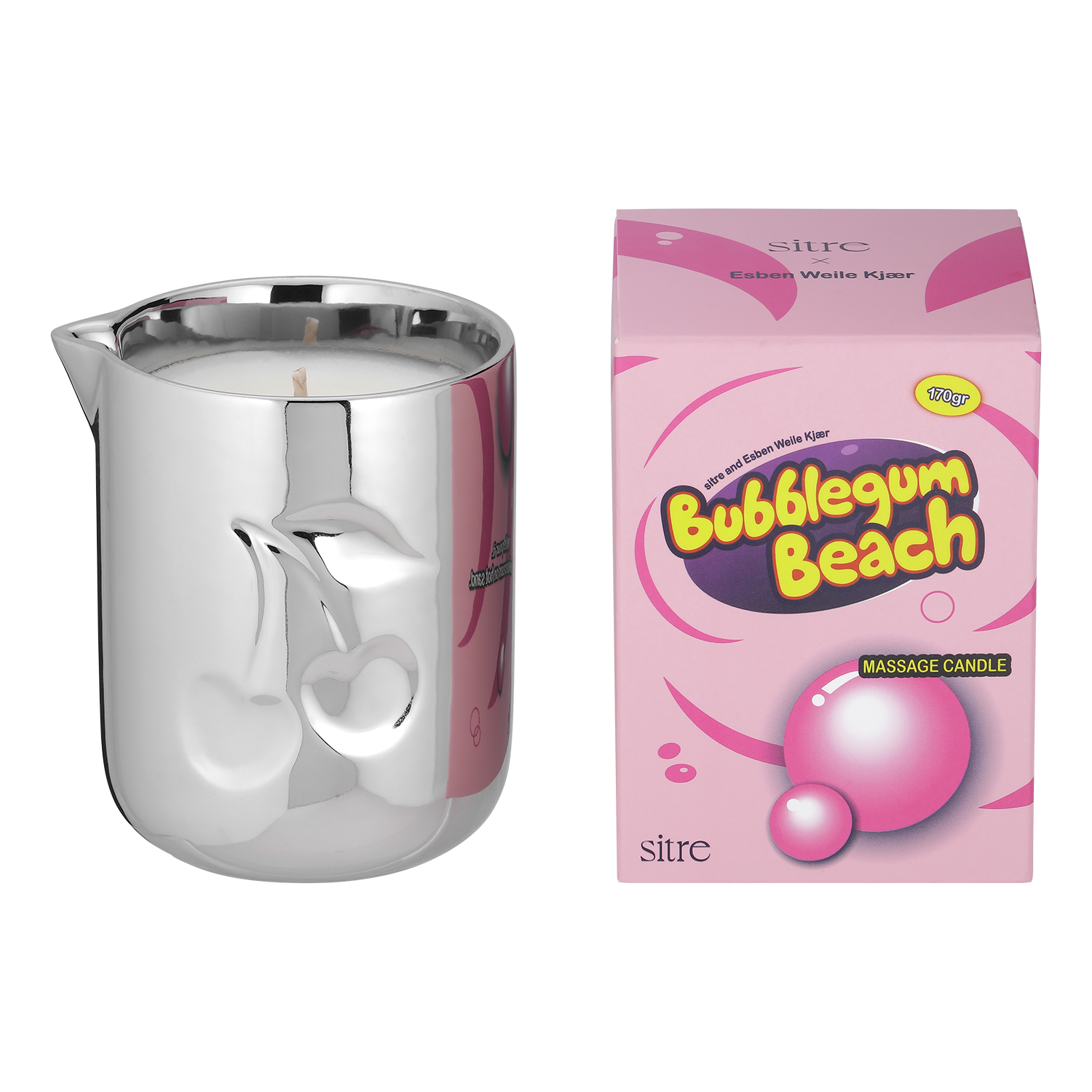 Sitre - Massage Candle | bubblegum beach