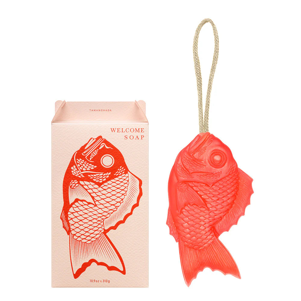 Tamanohada Soap - Welcome fish soap | Pomergranate