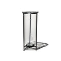 Glass Tube Vase with Steel Stand