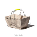 Accordion Market Basket - Yellow Handle