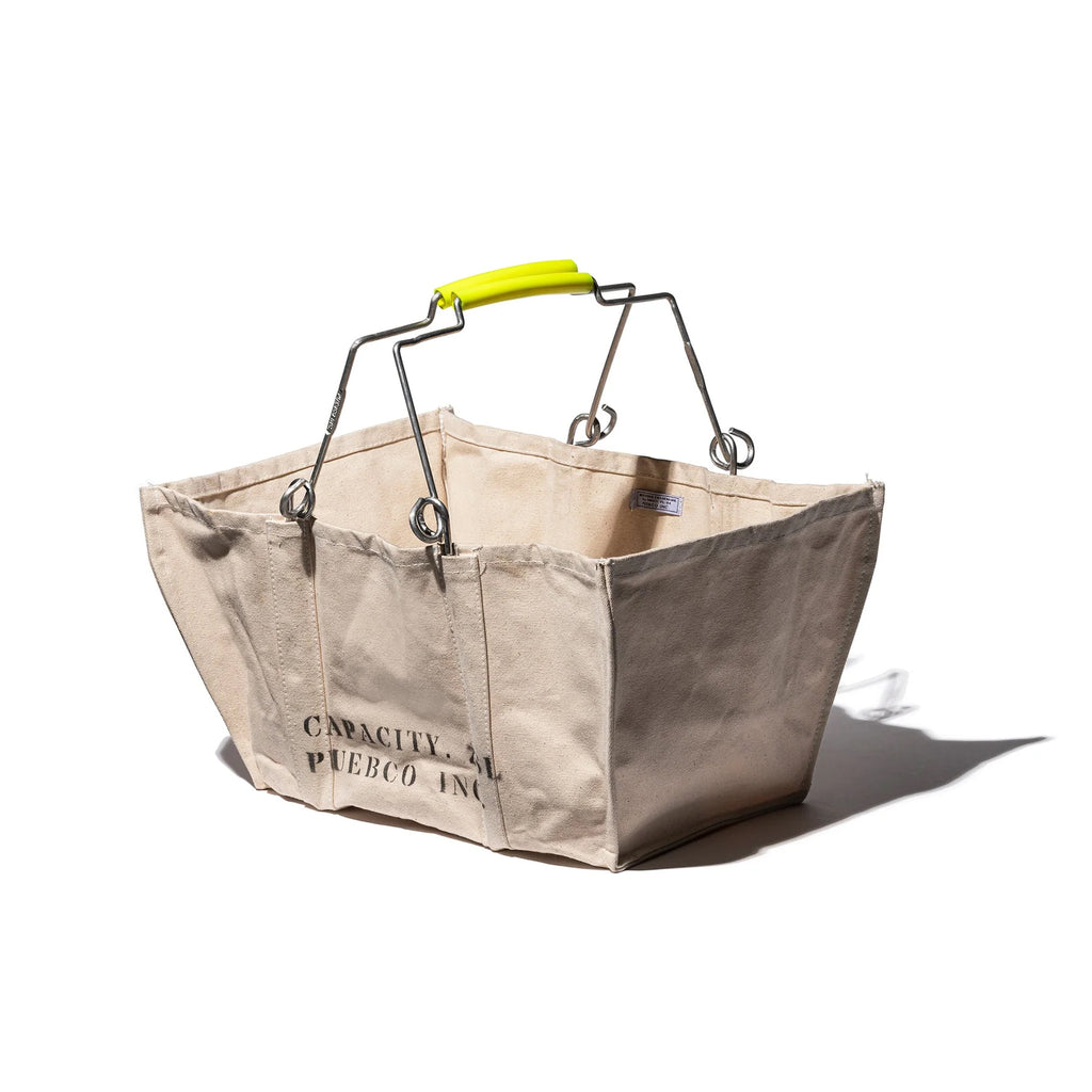 Puebco - Accordion Market Basket Yellow Handle