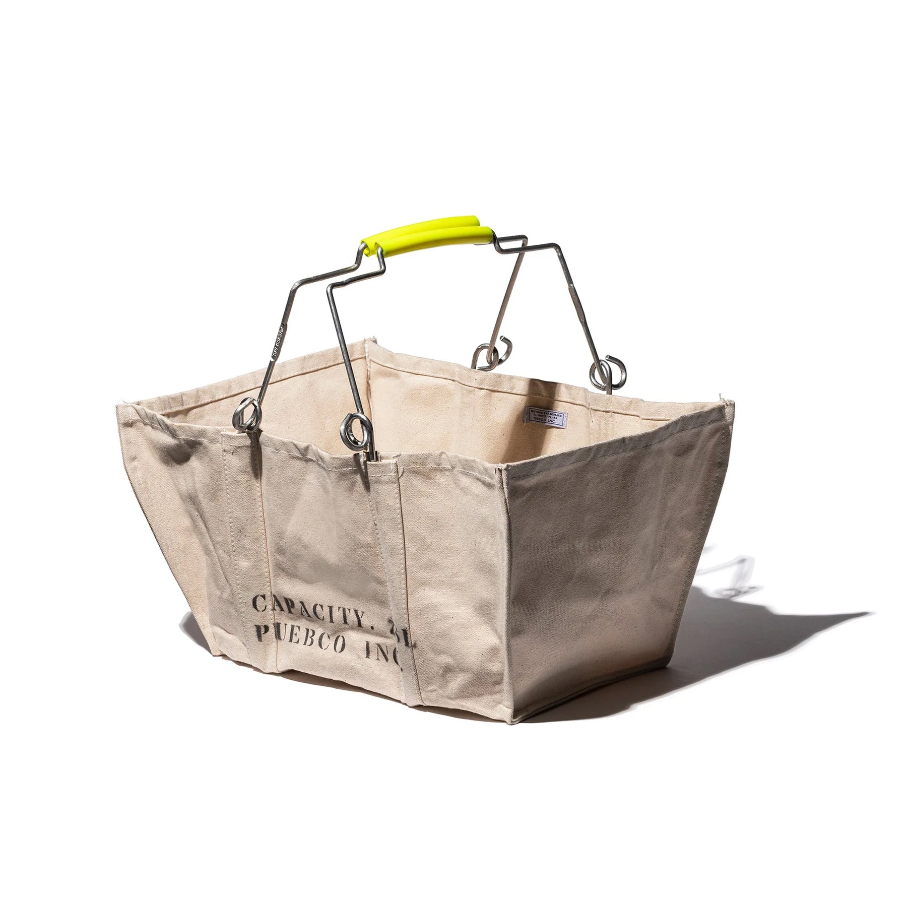 Puebco - Accordion Market Basket Yellow Handle