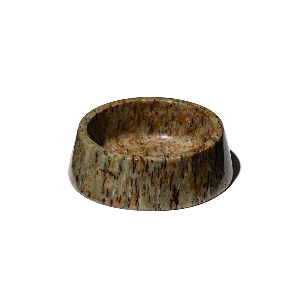 Puebco - Marble Pet Bowl | Mix Colour