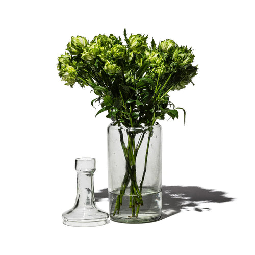 Puebco Recycled Glass 2-way Flower Vase
