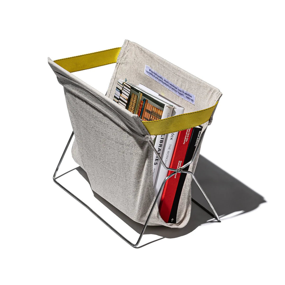 Folding Bag Storage For Café – Ivory-Black Mix