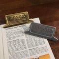 Dulton Metal Clip Brass – detail