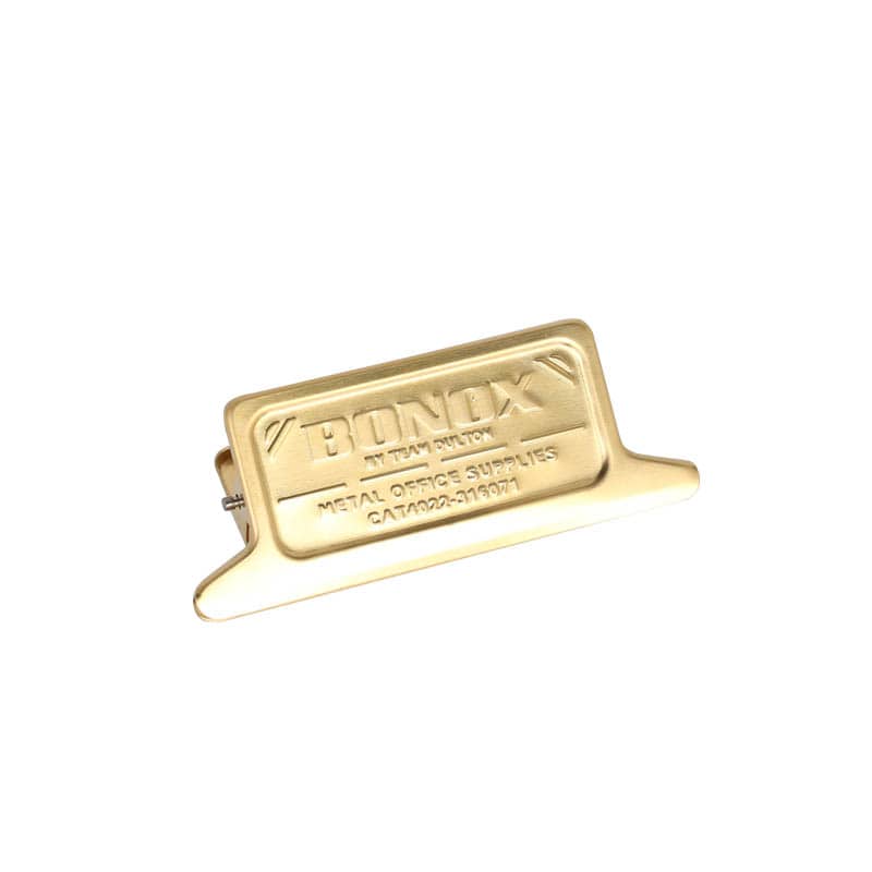 Dulton Metal Clip Brass – detail