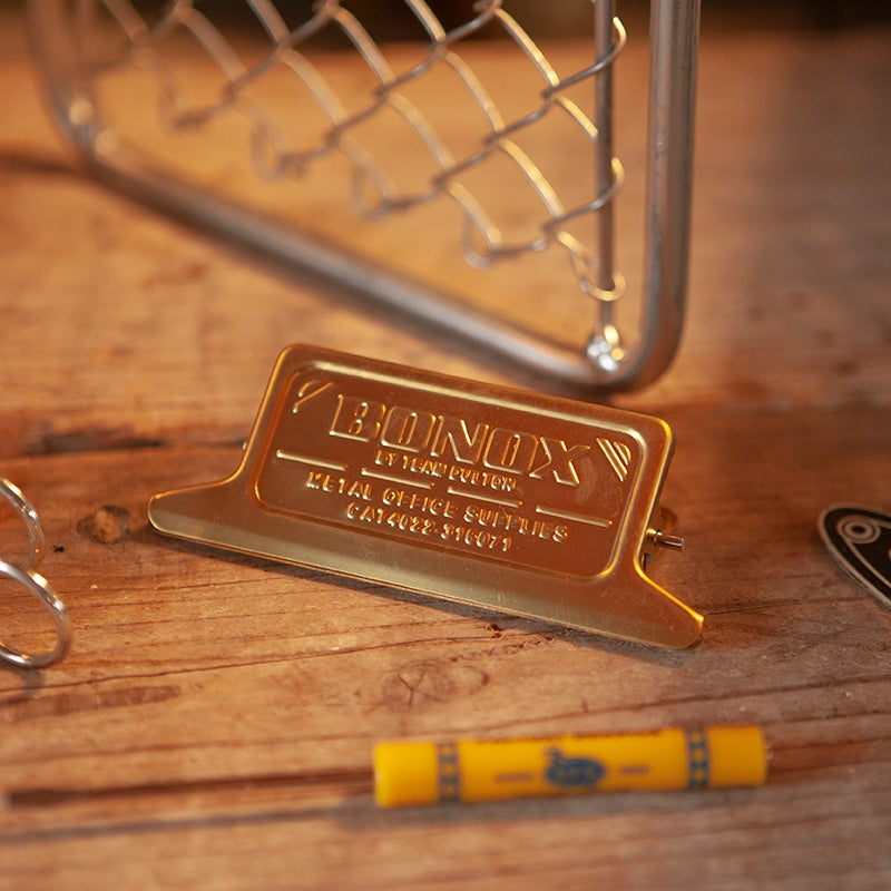 Dulton Metal Clip Brass – detail