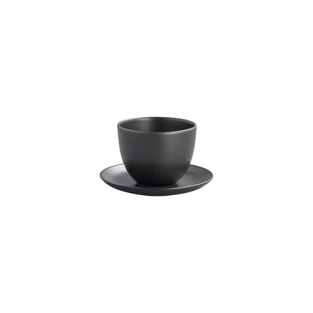 Kinto - Pebble Cup & Saucer | Black