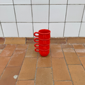 Kantine Espresso Cup Set - Red x Freja Wewer