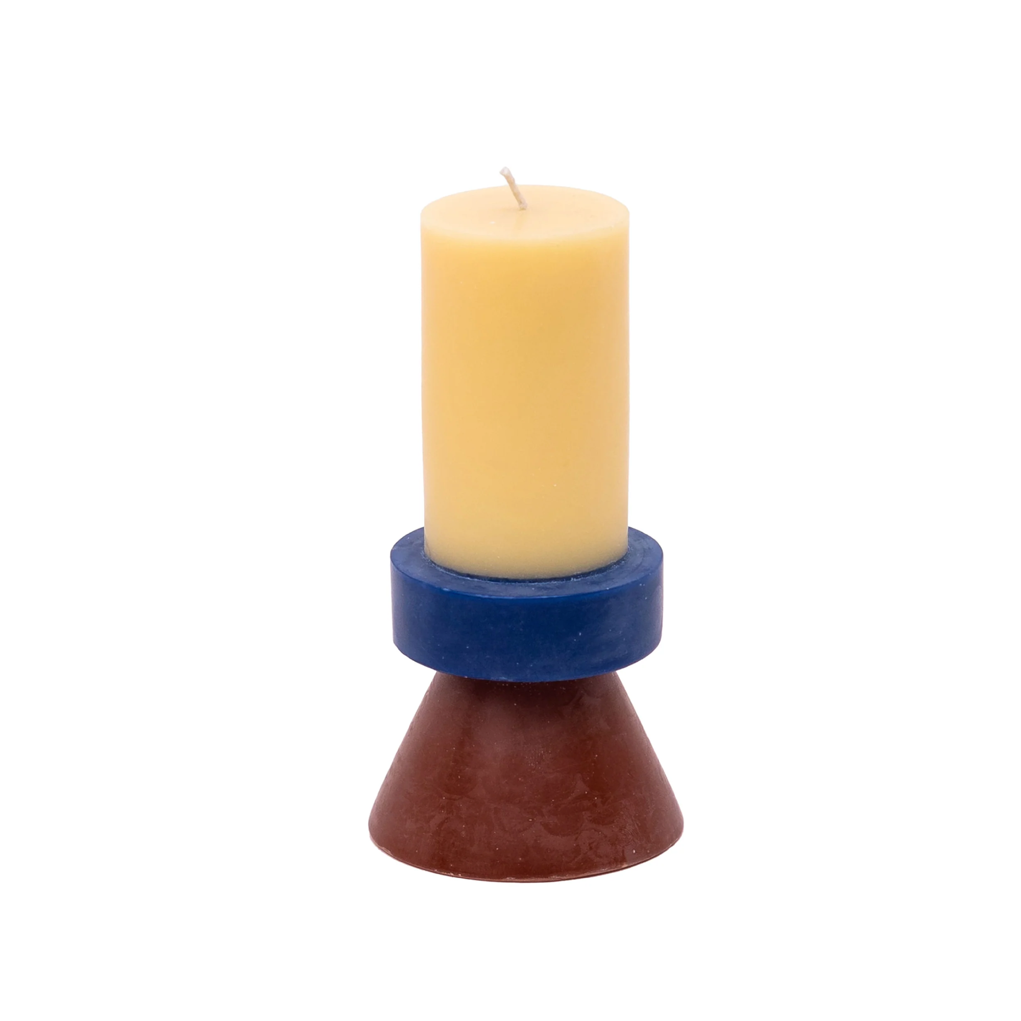 Yod & Co - Stack Candle Tall | Banana / Navy / Chocolate